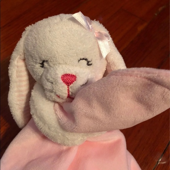 Carter's Bunny RabbitLovey Security Blanket Rattle - Picture 3 of 5